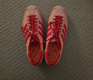 Adidas Women's Red and Pink Sneakers